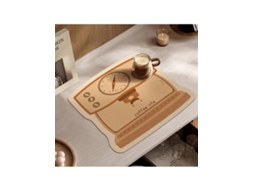 Alfombra Absorvente 40x50cm, Para Mesa De Cafeteira/escritório, Isolamento, Protetor De Superfícies Em Pele, Almofada Macia Igvtrade