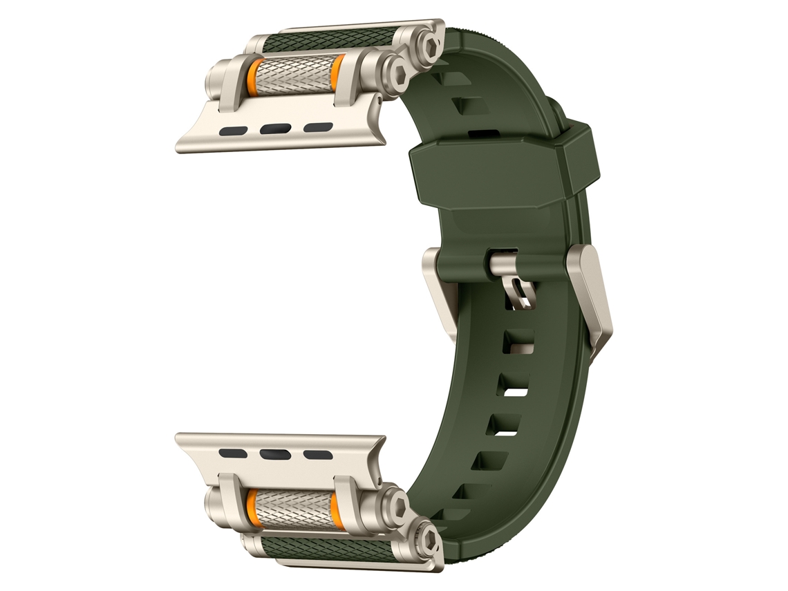 Bracelete universal para Apple Watch 42/44/45/49mm XIAOMOYU verde Titânio