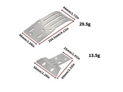 Armadura de Chassi LAXISCREED para Tamiya Bb01 Bbx 1/10