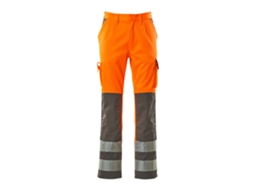 Calças Grandes Com Bolsos Para Joelheiras Safe Compete 07179 Laranja 50 / 32 MASCOT