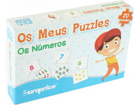 Puzzle  Os números (Idade Mínima: 3 anos - 24 Peças)