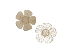Adorno Parede Flor Estilo Nórdico Ins Renda De Cana Para Pousada/sala, Fundo Para Fotografia, Conjunto Decorativo Sfushos