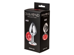 Plug Anal Sparkle Vermelho Grande DIAMOND COLLECTION
