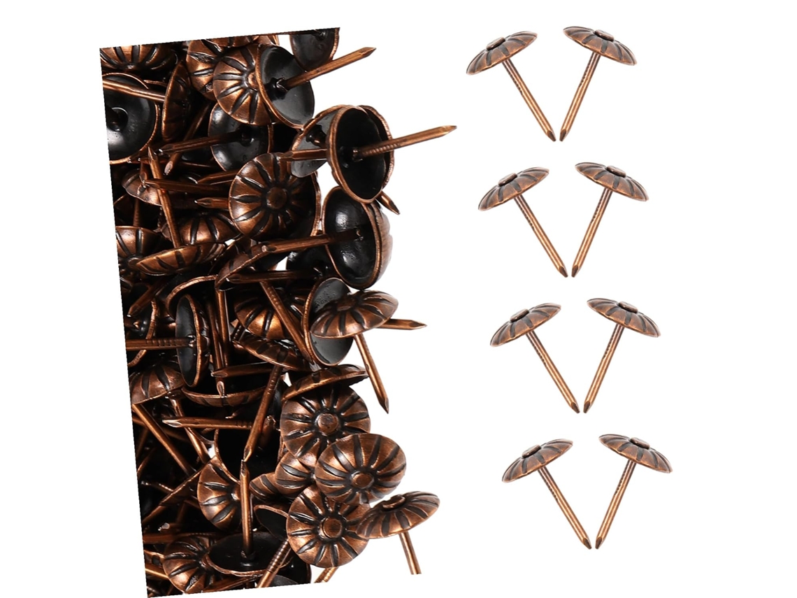 Conjunto De 300 Tachas Ferro Vintage Para Estofamento Móveis, Pregos