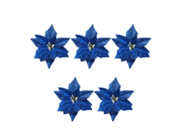 Decorações de Natal com Flores de Tecido para Árvore de Natal e Arranjos Florais LAXISCREED