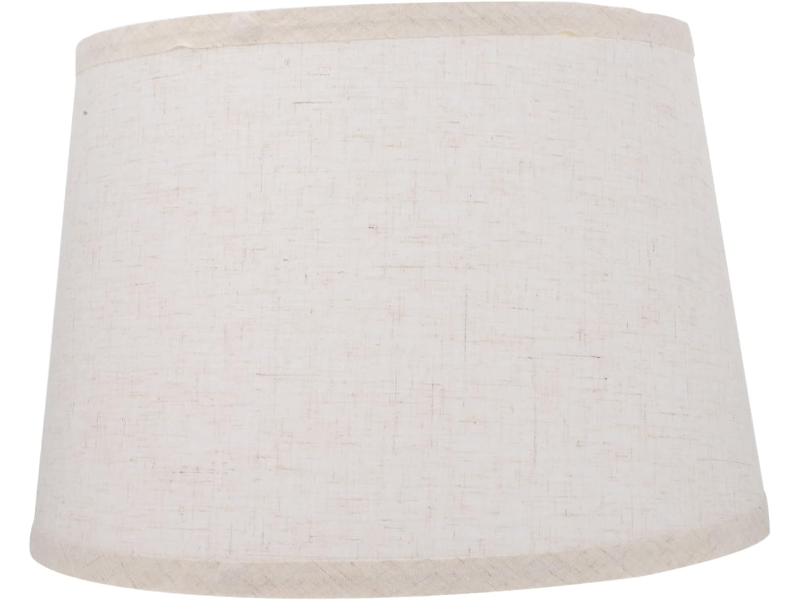 Conjunto De 2 Peças Com Luminária De Mesa E De Chão Com Estrutura Em Tecido, Estilo Rústico, Luz Suave.
