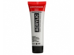 Tinta Acrílica AMSTERDAM 20 Ml Branco Titânio 105
