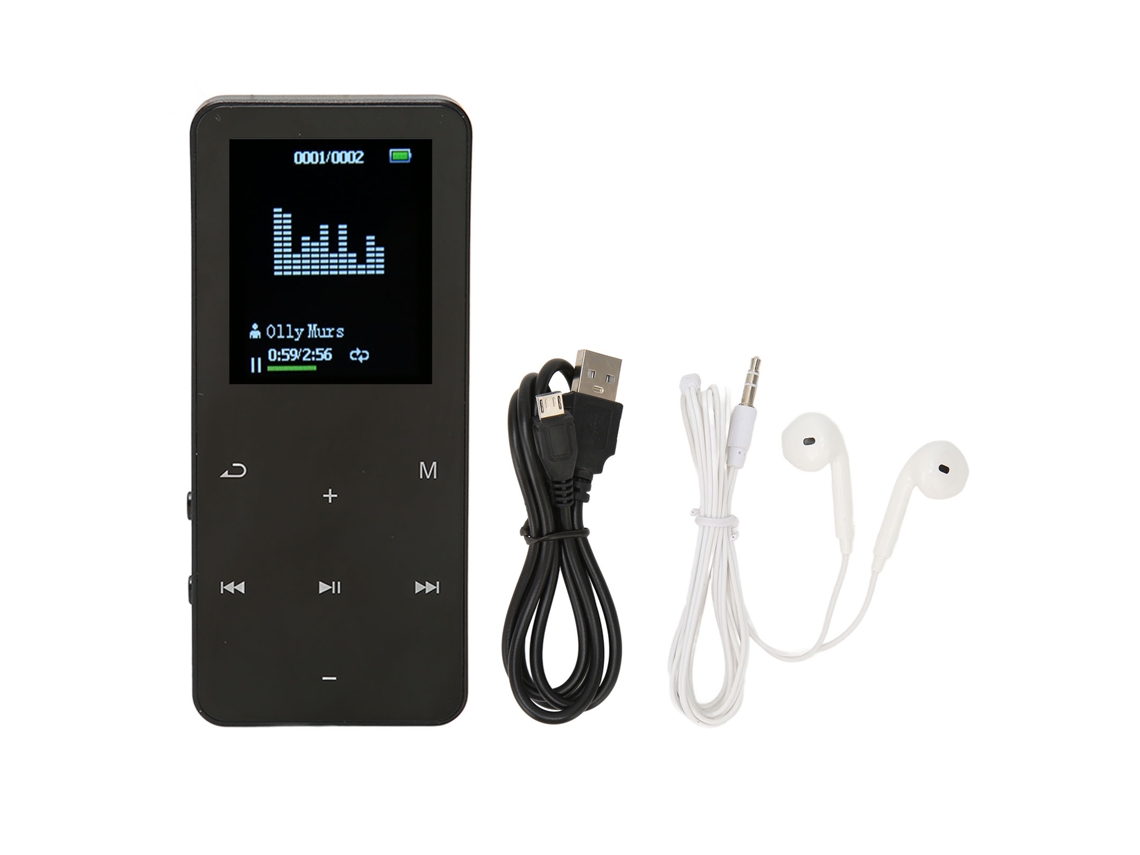 Reprodutor Mp3 LAXISCREED 8g Bluetooth 4.2 Tela 1.8 Polegadas