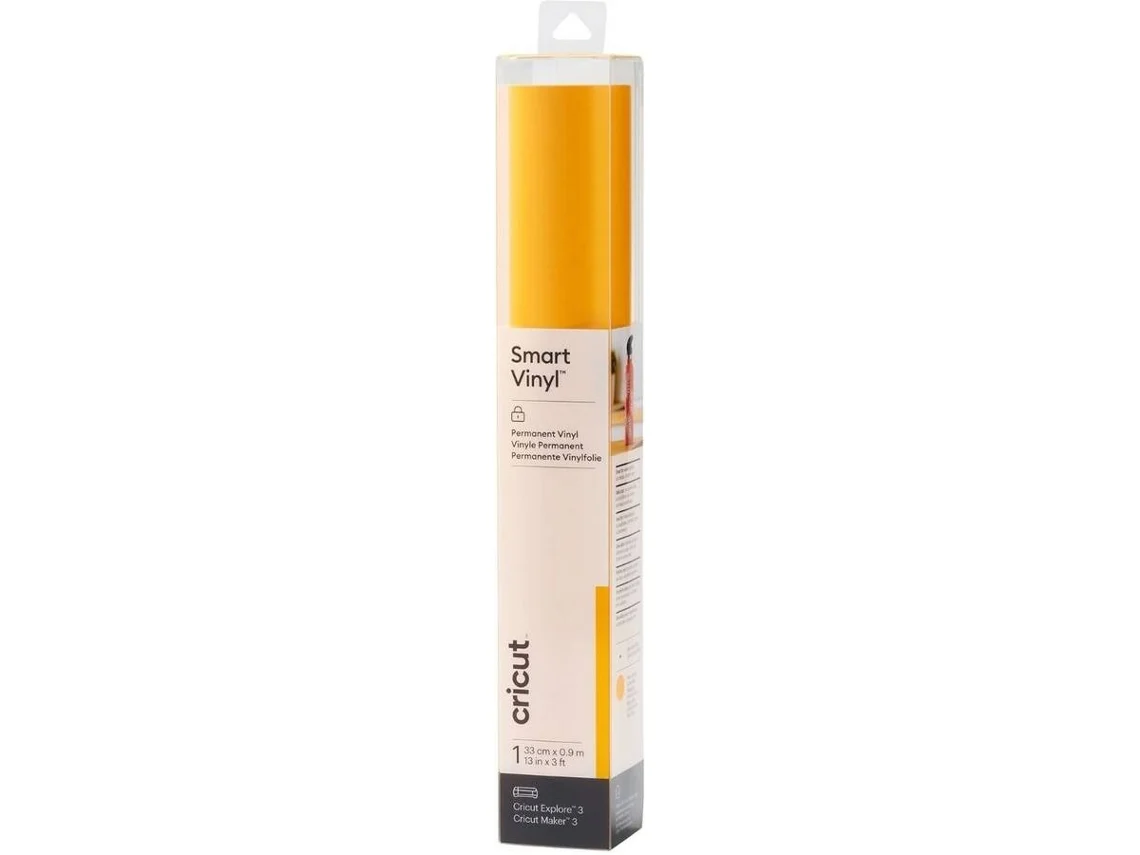 Smart Vinil Removível CRICUT Maize Yellow (33x366cm - 1 Folha)