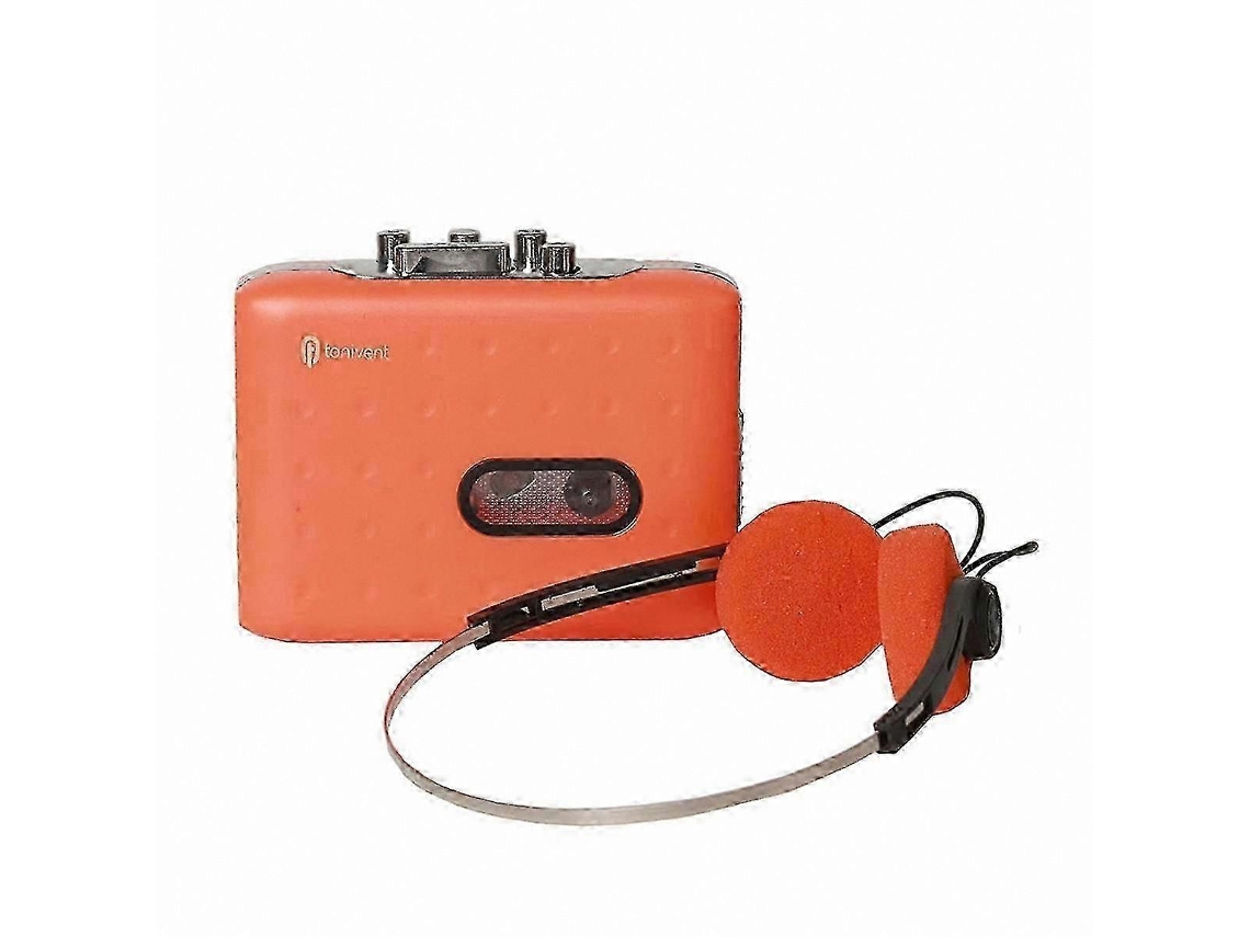 Leitor de Cassetes Portátil com Usb c, Conversor para Mp3 e Entrada para Fones de Ouvido. TAISHENGDA