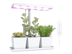 Luz De Cultivo, Espectro Completo, Altura Ajustável, Branco