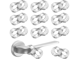 Protetor De Parede Invisível, Amortecedor De Porta De Silicone Com Cancelamento De Ruído E Anti Impacto Para Ampla Gama De Aplicações, Não Tóxico, Tra
