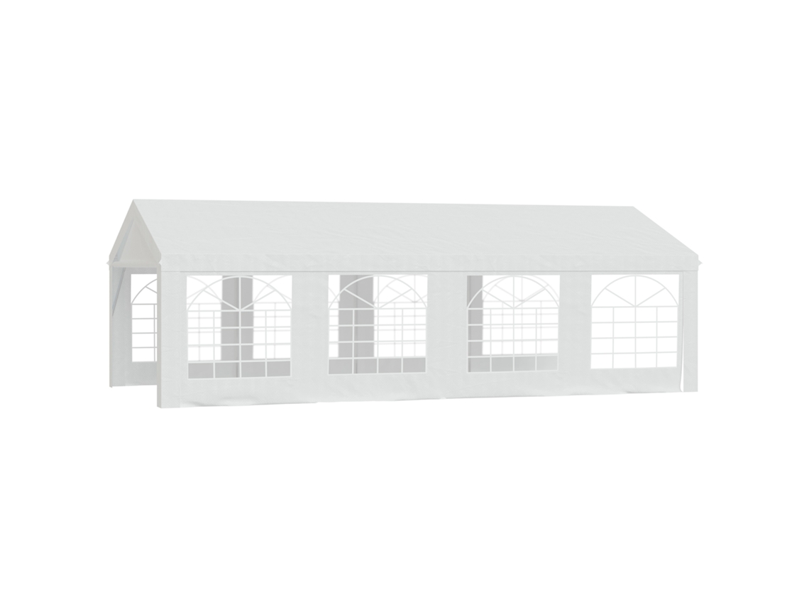 Gazebo Hexagonal Estilo Aconchegante Metal e Poliéster Cinza LAMAISON