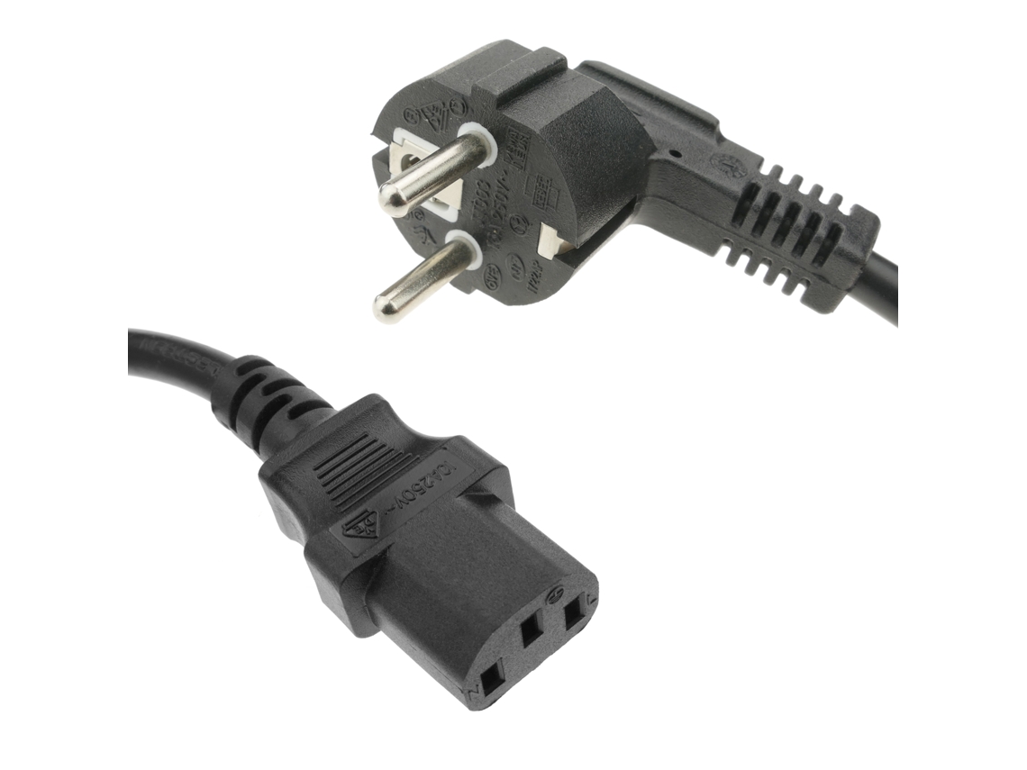 Cabo de Alimenta?o de Energia Eltrica Iec60320 C13 Feminino para Schuko Masculino 1.5 M