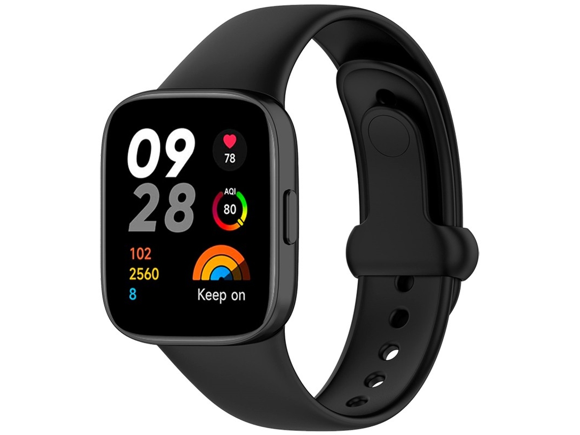 Pulseira de Silicone Xiaomi Redmi Watch 3 Sports Preto Oem