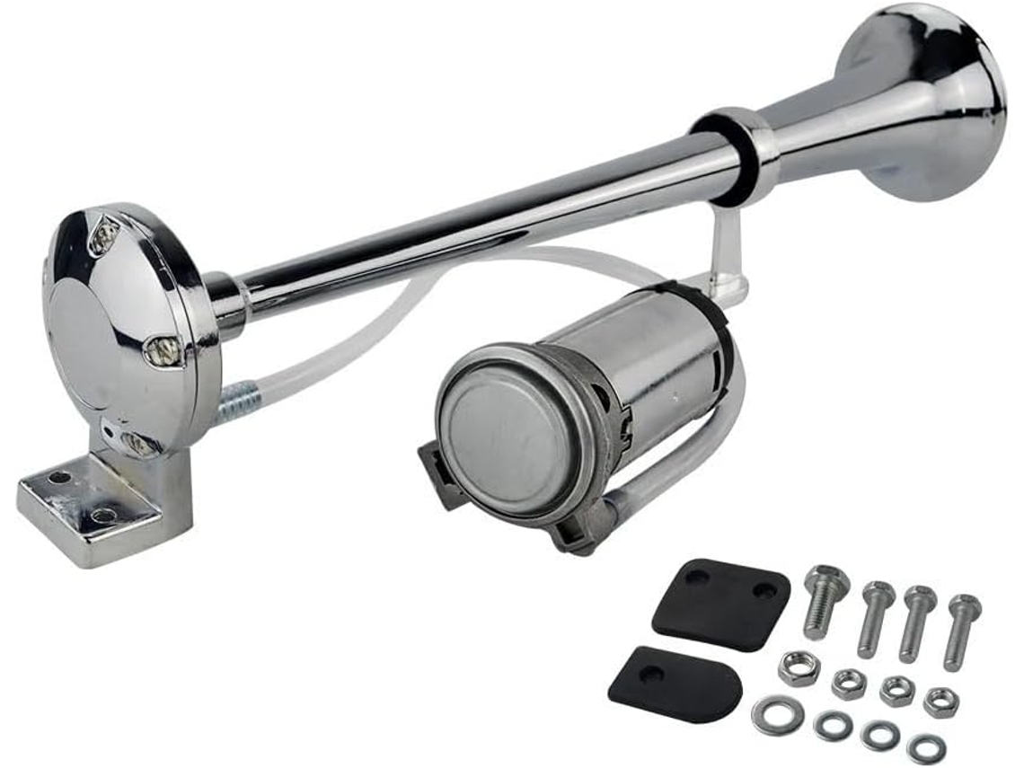 Guidon Amplificador De Áudio 150db Super Fort 12v Trompette Único Haut-parleur D'air Compresseur Voiture
