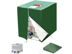 Capa De Proteção Para Reservatório De Água 1000l,coberta Impermeável Anti Uv 120x100x116cm,capa Para Tanque Verde Btforus