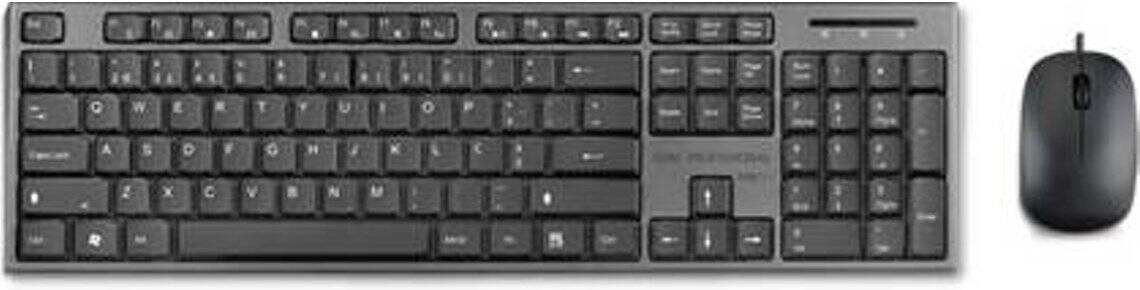 Teclado + Rato MK PLUS TG8117ERGO (Com Fio - 1000 dpi - Ótico - Teclado Numérico)