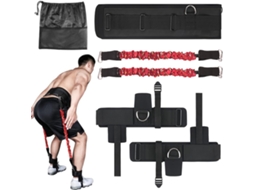 Conjunto de treino de salto vertical com faixas de resistência, cinto, tornozeleiras, S/MARCA