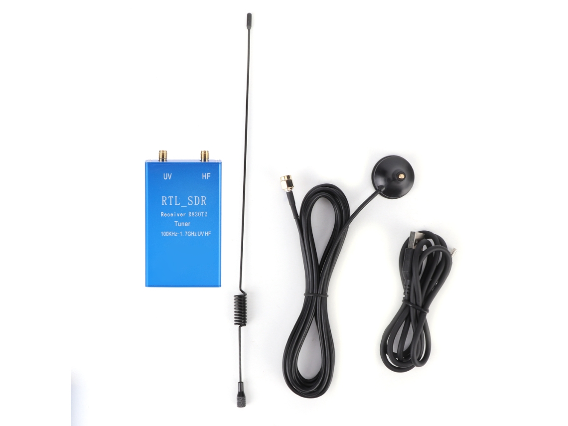 Kit Receptor Antena Independiente Para Radio Rtl2832u R820t2 (100 Khz-1.7 Ghz)