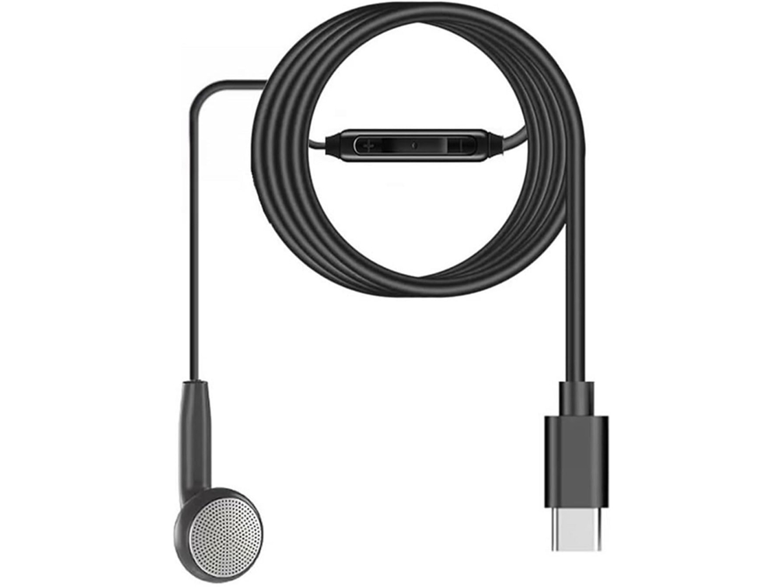 Fones de Ouvido com fio SFUSHOS, 3,5 Mm Tipo C, para Mp3 e Mp4, atividades ao ar livre
