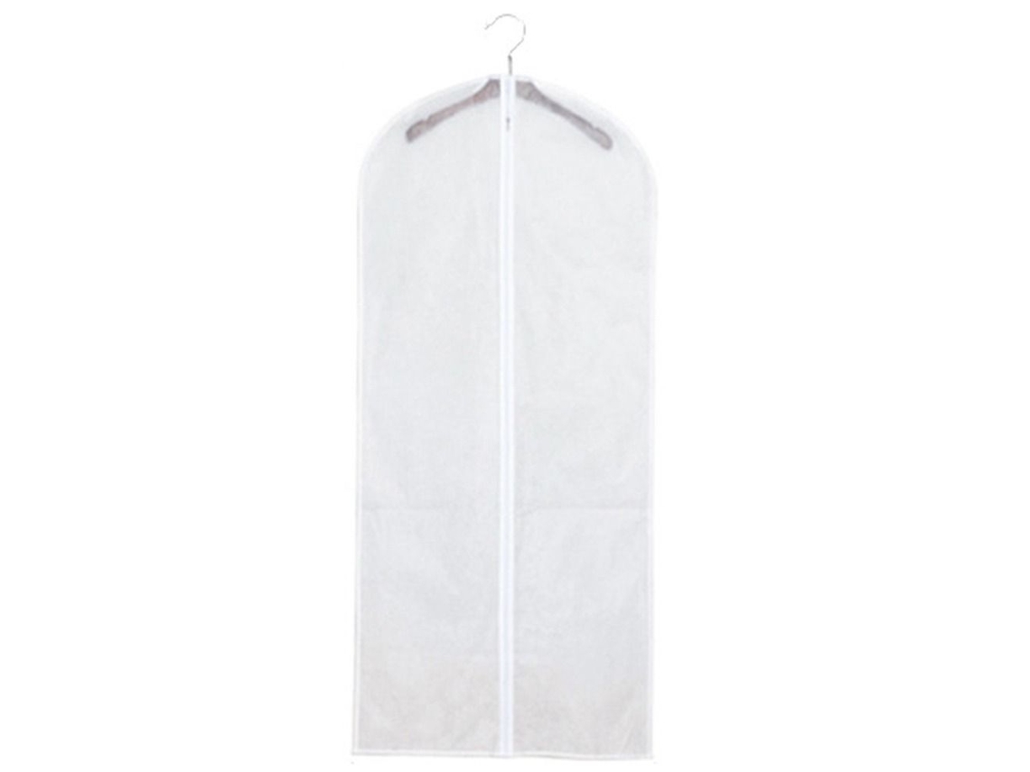 Lurelia Capa Para Roupa, Antipoeira, Impermeável, Com Fecho, Para Ternos E Camisas, 120 X 60 Cm, Branco/transparente