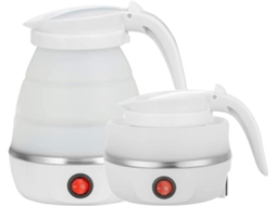Chaleira elétrica dobrável para viagens, chaleira e bule de silicone portáteis e convenientes para camping, fácil armazenamento (sutiã Slowmoose)