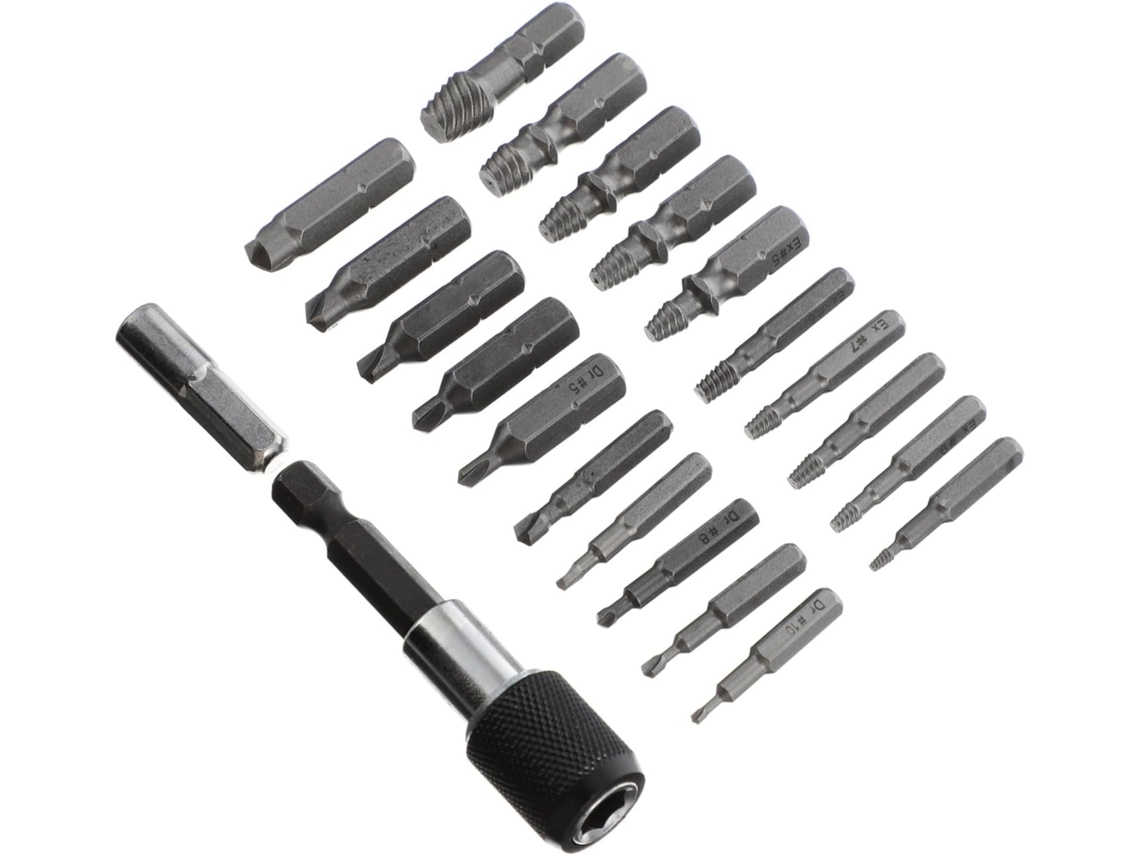 Conjunto De 22 Extratores Parafusos Quebrados E Espanados Zerodeko, Em Aço Resistente