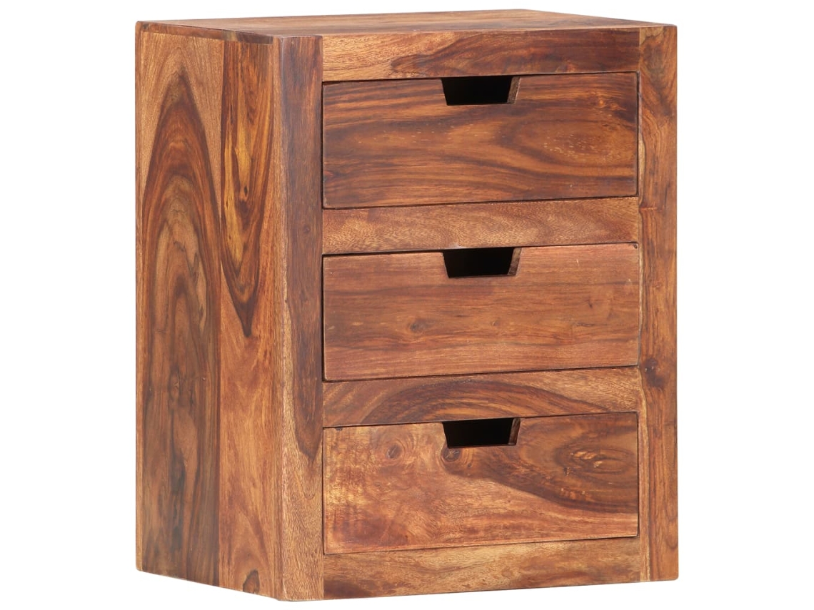 Vidaxl Mesa De Cabeceira 40x30x50 Cm Madeira De Acácia Maciça