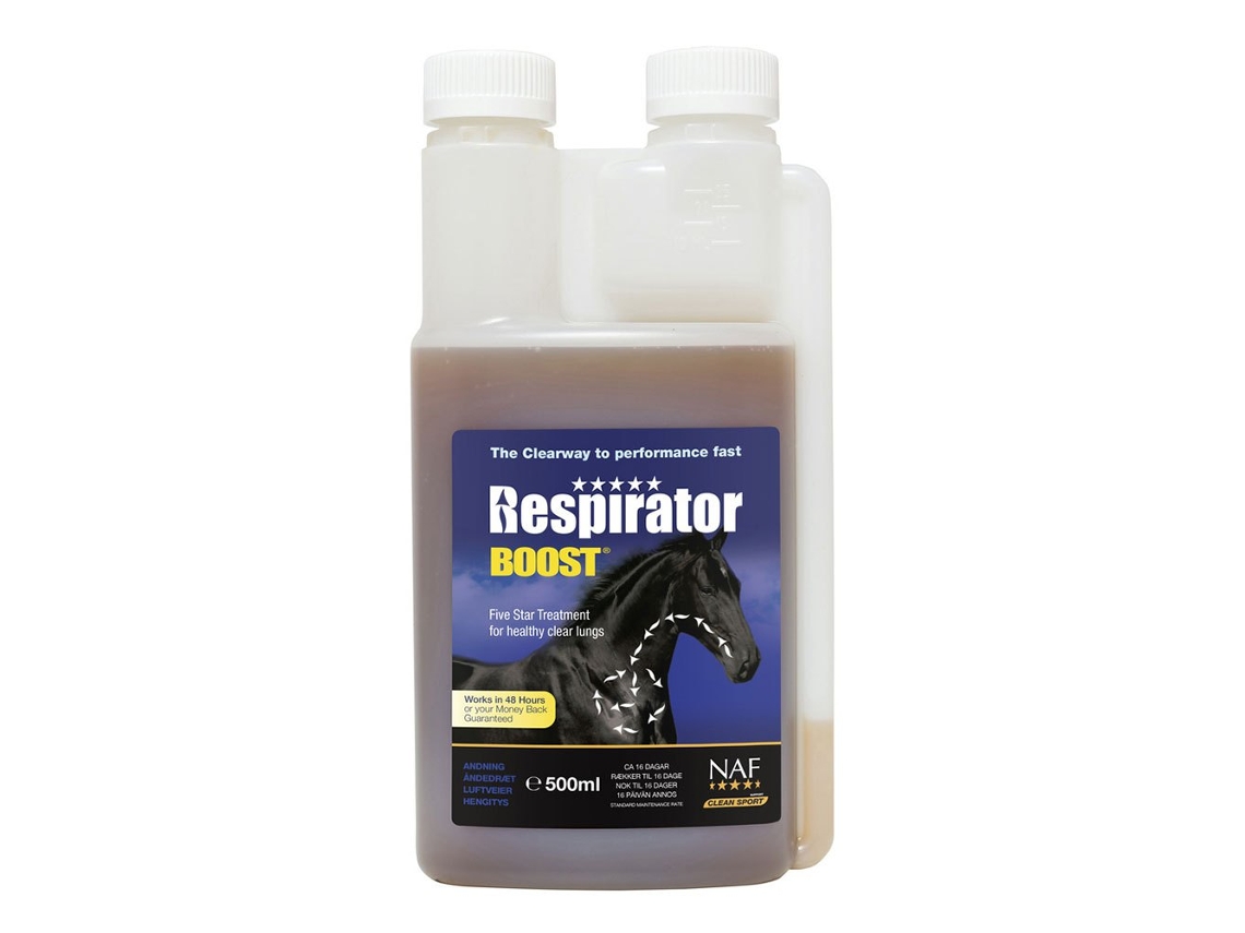 Alimentação Complementar Respirator Boost 500Ml Transparentenaf Equine
