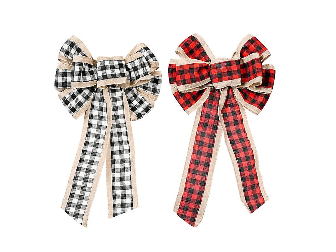 2 Peças de Laço de Natal ALLINLESS