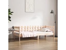 Vidaxl Sofá-cama Sem Colchão 90x190 Cm Madeira De Pinho Maciça