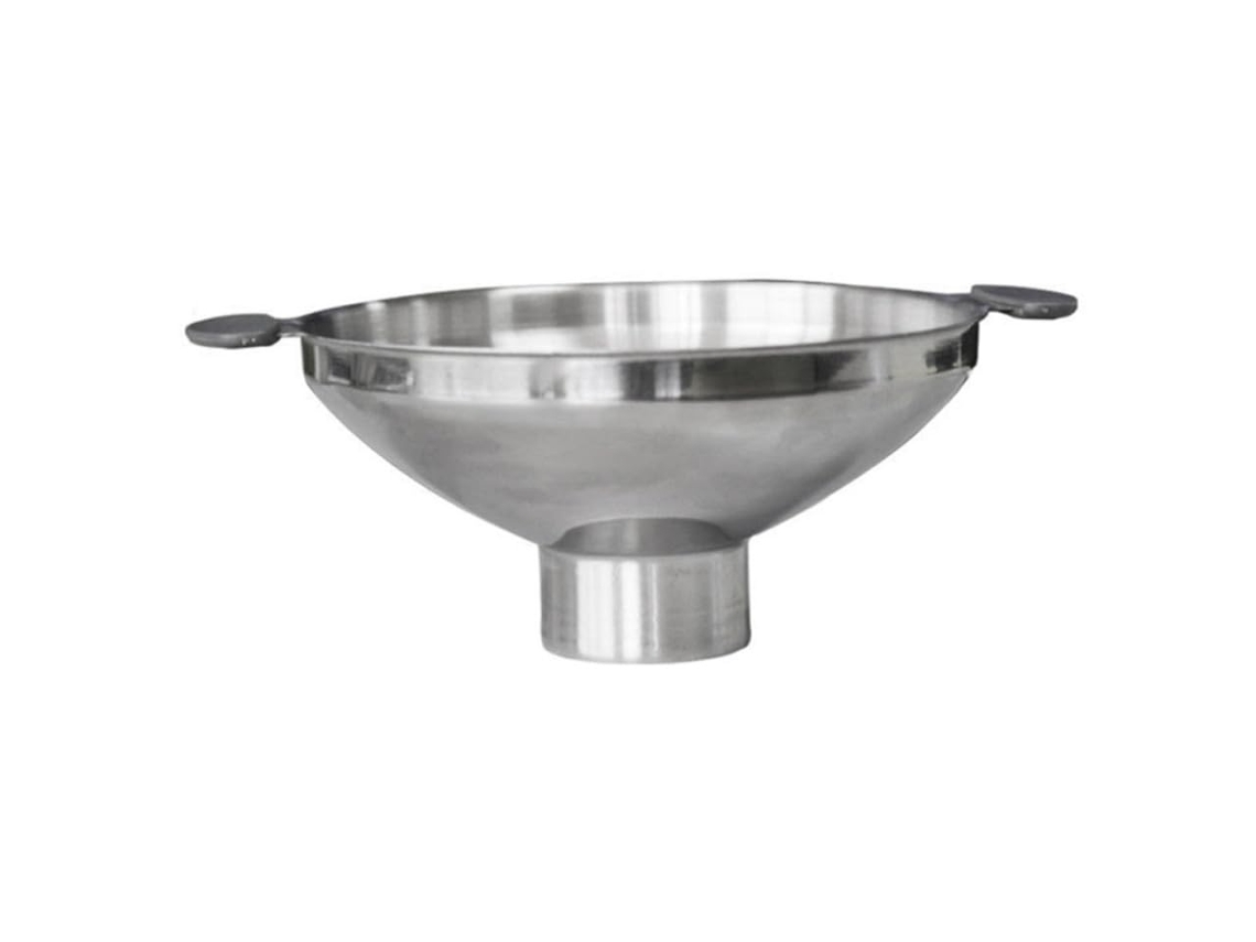 Funil De Cozinha Multifuncional Grande Com Alças Duplas Em Aço Inoxidável Que Evita Derramamentos E Facilita