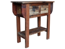 Console Table, Console Tables Vidaxl Marrom Madeira