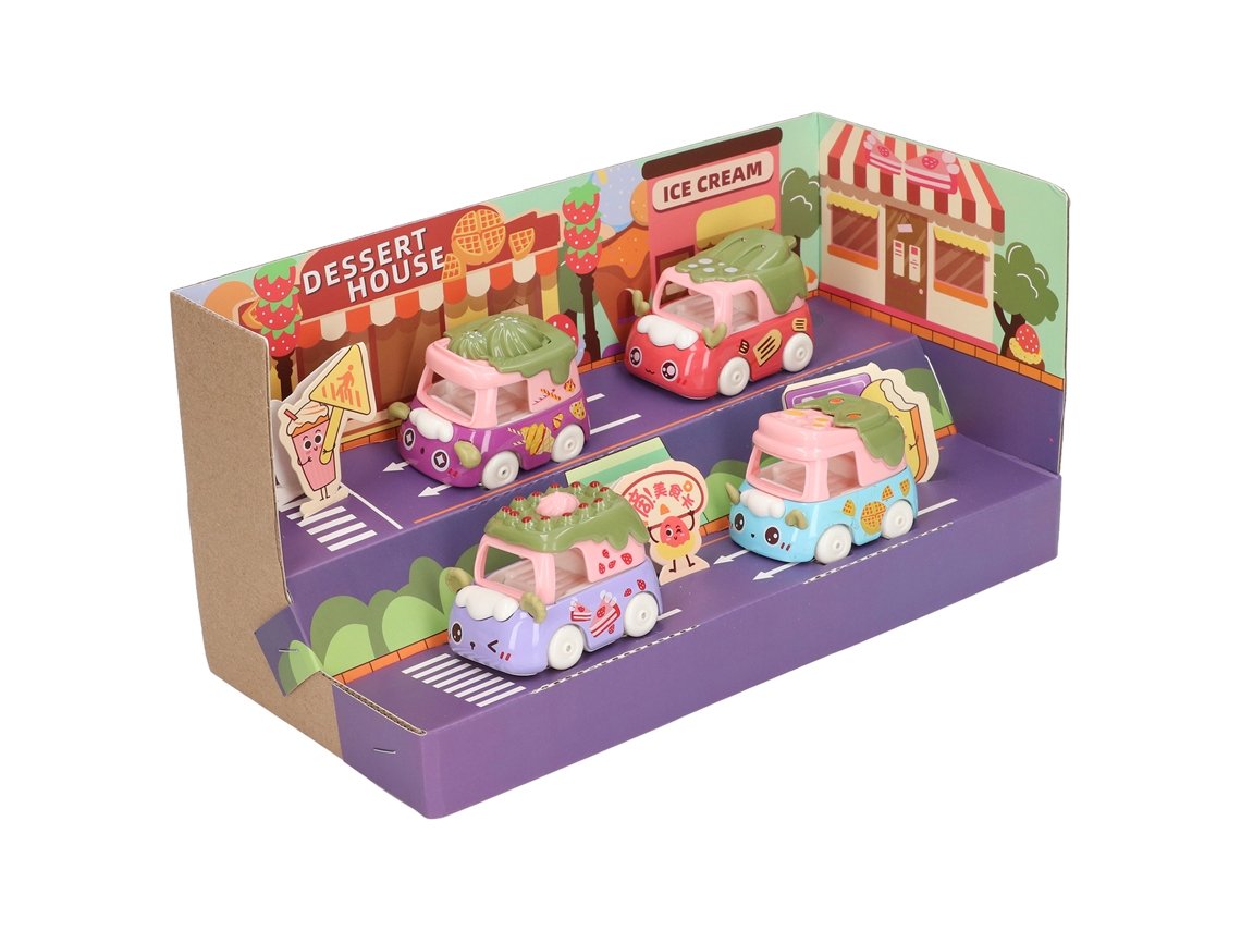 Mali carros de Brinquedo de Atrito Conjunto de Veículos Mini Cartoon para Crianças Presente
