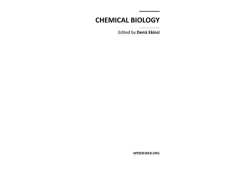 Livro Chemical Biology De Deniz Ekinci (inglês - Capa Dura)