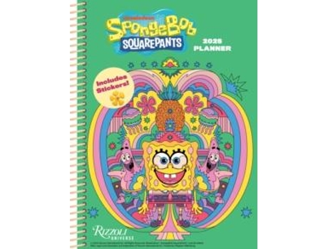 Livro SpongeBob SquarePants 12-Month 2025 Planner Calendar de Inc Viacom International (Inglês)