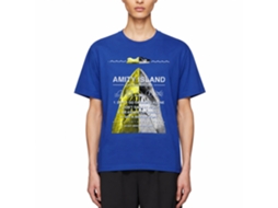 Rockinstone Jaws Movie Instruction Collage Solid Royal Adult T-shirt Size:xxl
