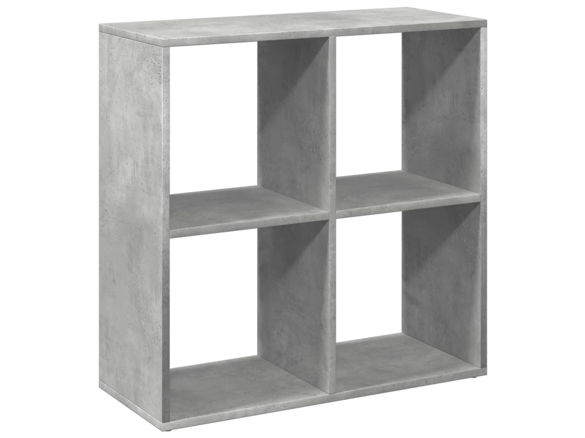Estante Divisória Derivados Madeira Cinza Cimento MAISON EXCLUSIVE (69,5x29x69,5 cm)