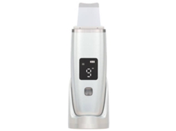 6 em 1 Ems Ultrasonic Facial Scrubber com Led Displaybranco AUJEZON