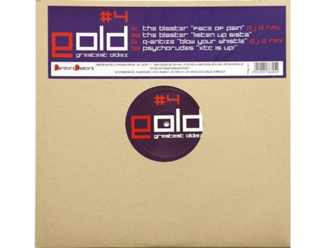 Vinil Gold Greatest Oldiez 4 Hardcore Blasters