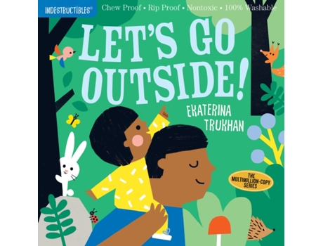 Livro lets go outside (indestructibles) de created by amy pixton , illustrated by ekaterina trukhan (inglês)