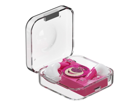 Auriculares Disney Strawberry Bear Bluetooth Hifi Qualidade de Som Sem Fio  para Jogos de Baixa Latência