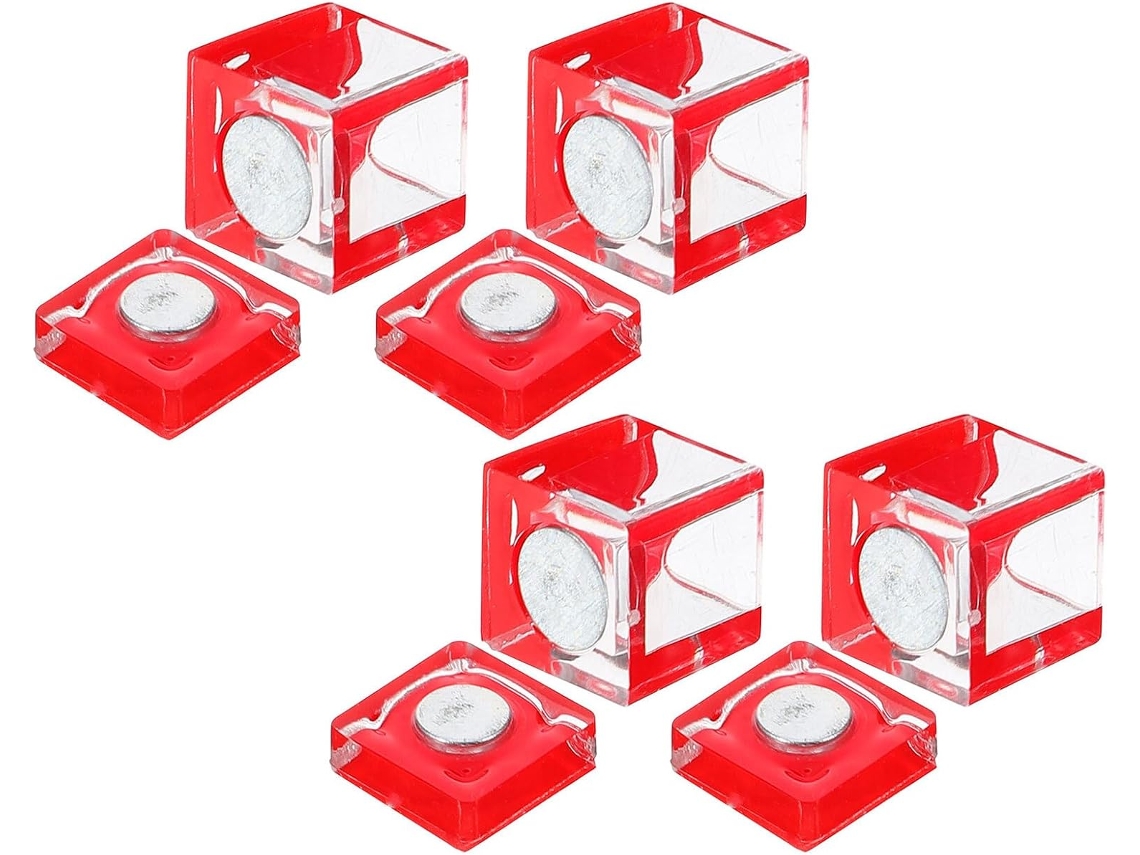 Conjunto Com 4 Fechos Magnéticos Invisíveis Autoadesivos