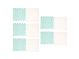 Mali 10pcs Tapete de Chão de Espuma Macia Engate Antiaderente Cortável Tiles Carpete Verde Menta Branco