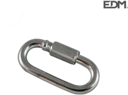 Mosquetão com Segurança Zinc EDM 6Mm