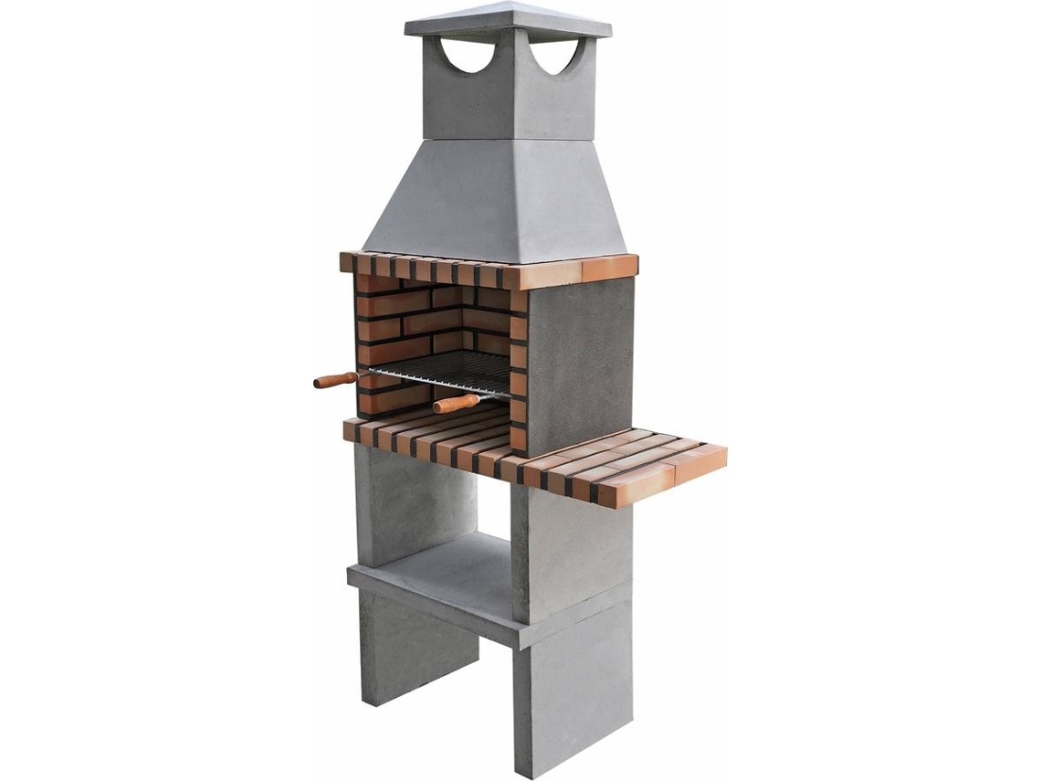 Churrasqueira MOVELAR Niza/Zon Plus 1 com Mini Bancada (Tijolo Matizado - 91x46x186 cm)