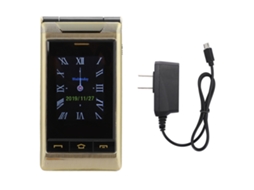 Laxiscreed Telefone Celular Com Duplo Ecrã Para Idosos, Fácil De Usar E Confiável