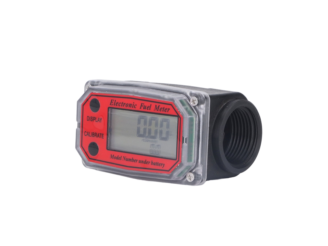 Medidor de Fluxo de Combustível YURU, Turbina Digital, 1.3 polegadas, Bateria