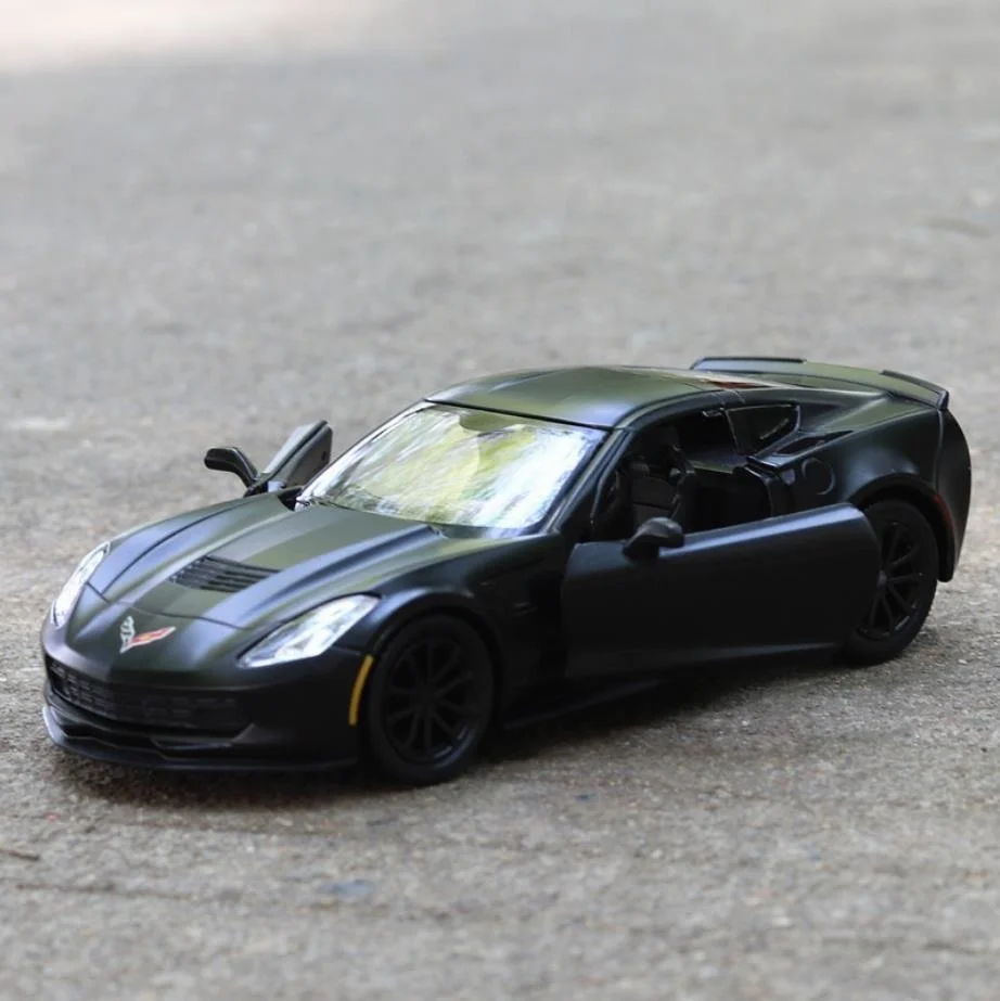 (preto) Chevrolet 1/36 - Fundição Em Liga Metálica - Miniatura De Brinquedo - Carroceria Com Aparência De Metal